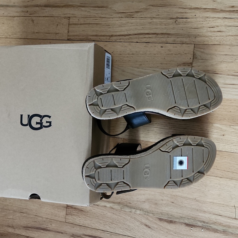 UGG Women's Leather Sandals - Picture 3 of 8